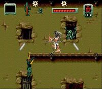 une photo d'Ã©cran de Stargate sur Nintendo Super Nes